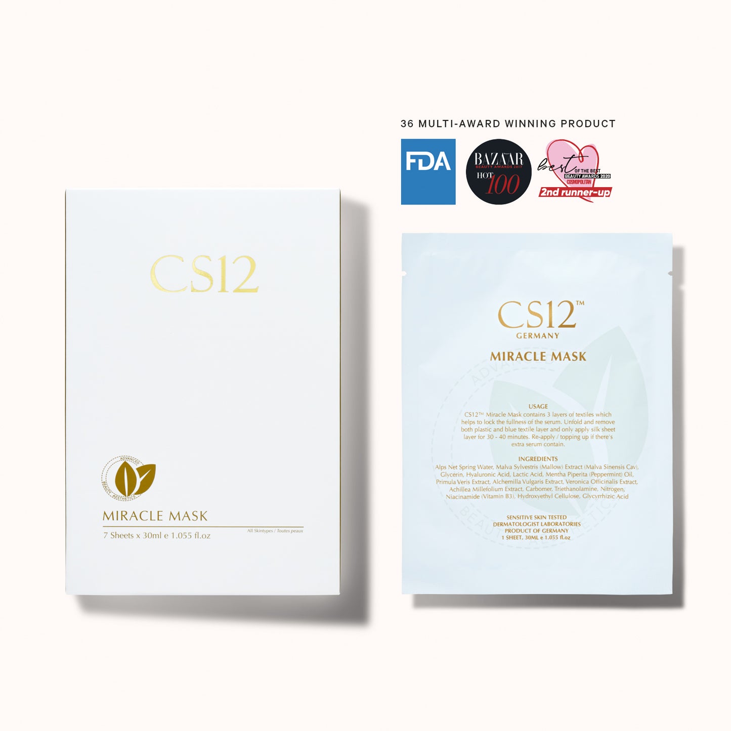 MIRACLE MASK (SILK SHEET MASK)