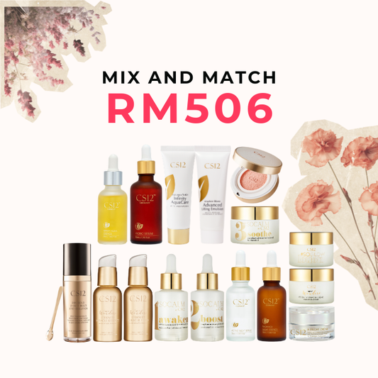 CS12 Mother’s Day 2026 Premium Mix & Match Set RM506 | Luxury Anti-Aging Skincare Bundle