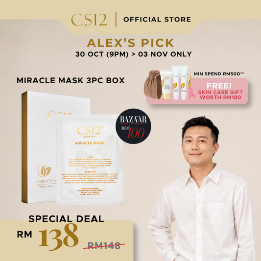 [ALEX FAVOURITE] CS12 Miracle Mask 3pcs / 7pcs